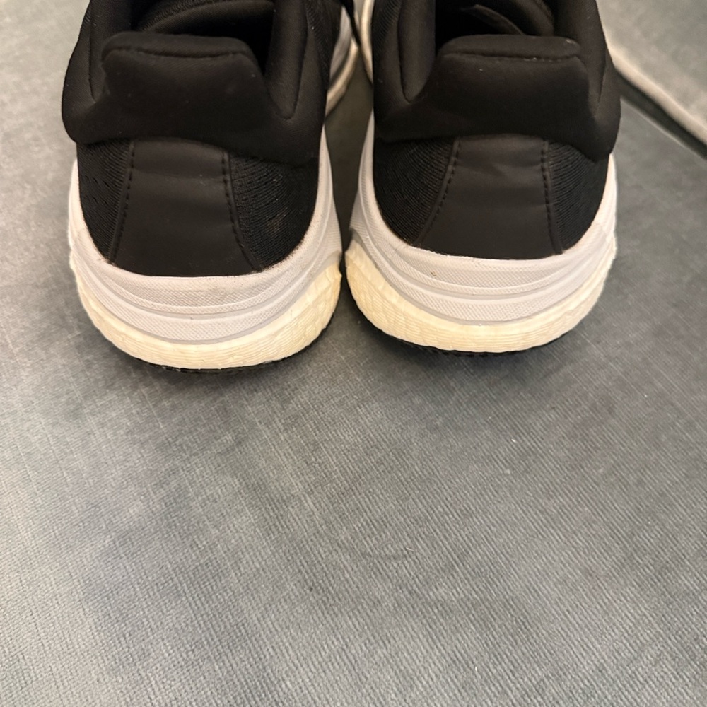 adidas Black and White Athletic Trainers - Picture 8 of 9
